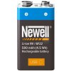 Lítium-iónový akumulátor Newell 9V (6F22) 500 mAh 1 ks