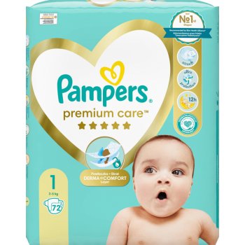 Pampers Premium Care 1 72 ks