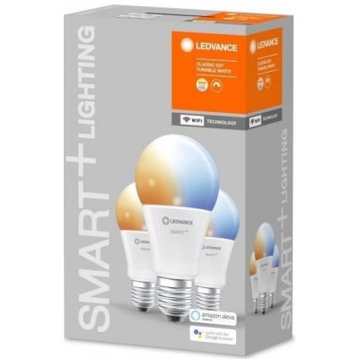 Ledvance SADA 3x LED Stmievateľná žiarovka SMART+ E27/9,5W/230V 2700K-6500K - Ledvance P224712 + záruka 3 roky zadarmo