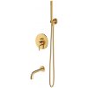 OMNIRES - Y podomietková sprchová batéria zlatá kartáčovaná /GLB/ SYSYW01GLB