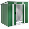 Gardebruk Záhradný domček na náradie L, 196x122x182cm, zelená 990736