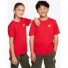 Nike Sportswear Big Kids T-Shirt FZ5177-657 červená