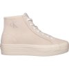Calvin Klein Jeans VULC FLATFORM LACEUP MID MG S YW0YW01584 béžová