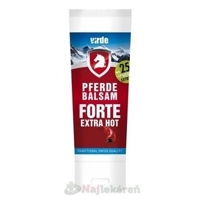 VIRDE PFERDE BALSAM FORTE EXTRA HOT, 200 ml
