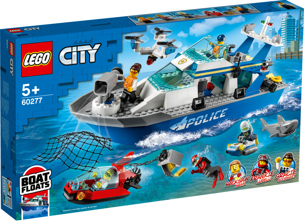 LEGO® City 60277 Policajná hliadková loď od 47,27 € - Heureka.sk