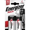Alkalické batérie Energizer LR14(C) Max 2 ks
