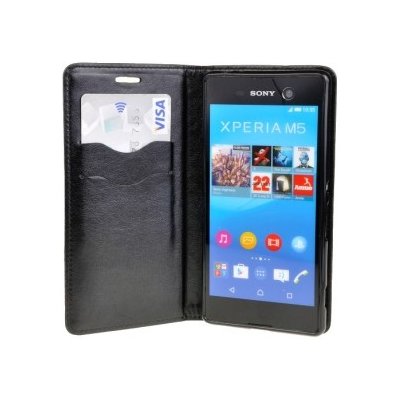 Púzdro Magnet Flip Wallet Book - Sony Xperia M5