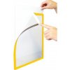 Manutan Informačné puzdro Frames4Docs A3, magnetické, žlté