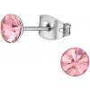 Mabell Dámske náušnice z chirurgickej ocele PINKYPAY SK221A4S6682-LIGHTROSEC45