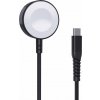 Choetech Bezdrátová nabíječka T319 MFI 5W pro Apple Watch + kabel USB-C - černá
