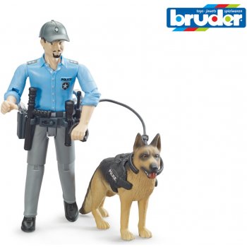 Bruder 62150 BWORLD Policista se psem