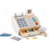 Viga Toys Dřevěná pokladna šedá a bílá