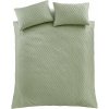 Zelené obliečky na dvojlôžko/predĺžené 230x220 cm Jacob Geo – Catherine Lansfield