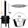 Perfect Home PL-Set-126 Kotlíková súprava 20L, 5ks – kotlina/kotlík/varecha/naberačka/platňa
