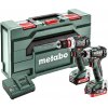 Metabo 685164000 - Combo Set 2.7.4 12 V BL - AKU stroje v súprave, 12V, metaBOX 145, PowerMaxx BS 12 BL Q + PowerMaxx SSD 12 BL