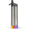 Fľaša na pitie HidrateSpark Steel – múdra fľaša so slamkou, 620 ml, stainless (HI-007-011)