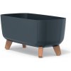 PROSPERPLAST Kvetináč GRACIA CASE 58cm antracit