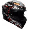 AGV prilba K-1 S Lyzard matt black/grey/red - M