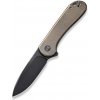 We Knife WE18062X-4 Elementum vreckový nôž 7,5 cm, Black Stonewash, bronzová, titán