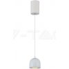 Závesné LED svietidlo 8,5W 3000K 850lm o100mm dotykové ovládanie sivá VT-7795