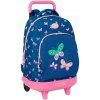 Školská taška na kolieskach BlackFit8 Mariposas Viacfarebná 33 x 45 x 22 cm Lepkék