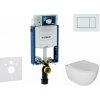 Geberit Kombifix Set predstenovej inštalácie, klozetu Oudee a dosky softclose, tlačidlo Sigma30, biela/biela mat SANI15CA3124