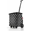 Nákupný košík na kolieskach Reisenthel Carrycruiser Frame Dots white