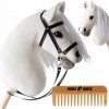 HOBBY HORSE KÔŇ NA PALICI A3 KONÍK HLAVA KOŇA PALICA S HRIVOU + HREBEŇ