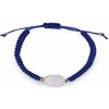 Náramok shamballa - modrá berlínska