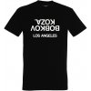Koza Bobkov tričko LA čierna