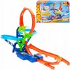 Súprava tratí Hot Wheels Vzdušná havária 1:64, viacfarebná