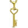 CITY STORM Dámska retiazka s príveskom kľúč v zlatej farbe + pri tomto produkte si môžete zvoliť dĺžku retiazky