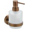 X-ROUND COPPER dávkovač mydla 200ml, mliečne sklo, meď mat XR103PG