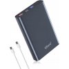 Power banka 20000 mAh, praktická, výkonná s rýchlym nabíjaním USB C, čierna