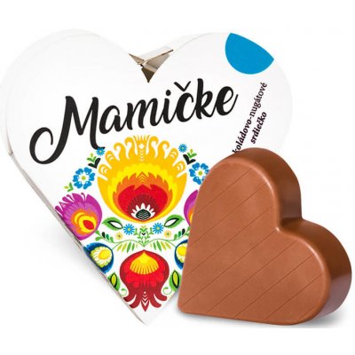 Chocolate Patrik Čokoládové srdce biele mliečne - Mamičke