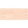 Stolová doska 140x60x(2-4) cm neošetrený masív živé hrany