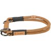 BE NORDIC okrúhly polosťahovací kožený obojok, L-XL: 55 cm/10 mm, hnedá