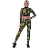 Nebbia High-waist Performance legíny 567 jungle green