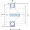 SKF 7210 BE-2RZP guľkové ložisko s kosouhlým stykom