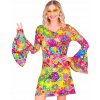 Oblečenie šaty leta 60 70 hippie viacfarebné L