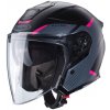 Helma na motorku Caberg Flyon II black/grey/fuchsia vel´. S