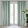 Záves MELANIE na krúžkoch svetlý mätový 140x250cm