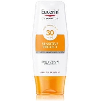 Eucerin Sun Sensitive Protect SPF 30 mlieko na opaľovanie extra ľahké 2 x 150 ml darčeková sada