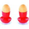 DMA Stojánek na vajíčka bílý červený 2 ks