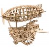 Robotime 3D drevené mechanické puzzle Fantastická vzducholoď LK702