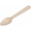 Intertan SA Zmrzlinová lyžička drevená oválna 11cm
