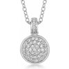 SOFIA DIAMONDS zlatý prívesok s diamantmi 0,11 ct UDPD21936W-H-I1