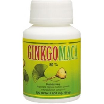 Hemann Ginkgo Maca 600mg 100 tbl.