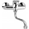 Mereo Mereo, Drezová nástenná batéria, Sonáta, s ramienkom rúrkovým ø 18 mm - 300 mm, chróm, MER-CB30106N