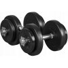 Regulovateľné potiahnuté/gumované činky Gorilla Sports 2 x 10 kg